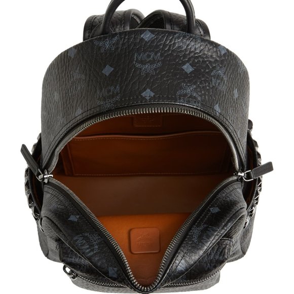 MCM Small Stark Side Stud Backpack Preloved - Picture 2 of 8